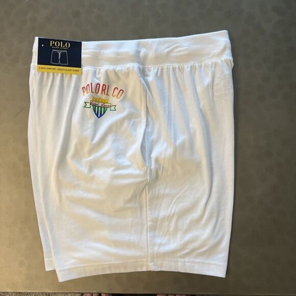 Ralph Lauren Polo Sleep/Lounge Shorts Men Sz Large Drawstring 6” Comfort Length - Picture 4 of 6